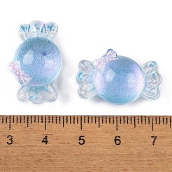 Cabochons décodés en résine époxy transparente&nbsp;CRES-P035-01A