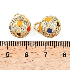 Colgante micropavé cubic zirconia de latón&nbsp;KK-C162-089G