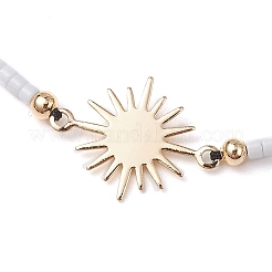 Braccialetti di perline intrecciate con semi di vetro per le donne&nbsp;BJEW-MZ00128-01