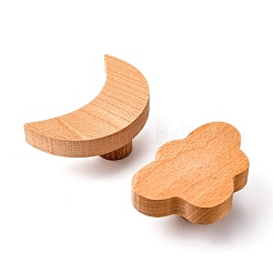 6 Satz 3 Stile Wandhaken aus Holz&nbsp;AJEW-GL0001-13