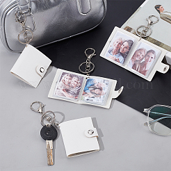 2 Zoll große Mini-Fotoalben aus PU-Leder mit Zinklegierung und Eisenverschlüssen&nbsp;AJEW-WH0816-435P