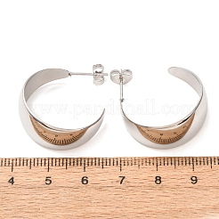 Boucles d'oreilles à tige en acier inoxydable 304&nbsp;EJEW-D366-01P