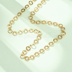 Collares de cadena con eslabones de anillo de acero inoxidable 304 de 6 mm&nbsp;NJEW-P343-01A-G