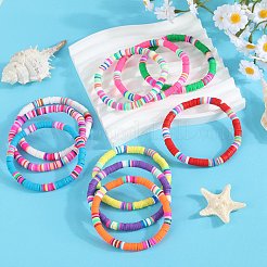 10 Stück Armbänder aus Polymer-Ton&nbsp;BJEW-SW001601