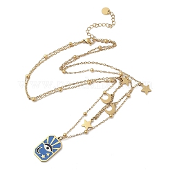 Collar de acero inoxidable 304 con colgante de ojo&nbsp;STAS-Z105-02G