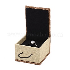 Rechteckige Ringkästen aus Holz&nbsp;OBOX-N013-02