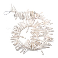 Natürliche Barock Keshi Perlen Stränge&nbsp;PEAR-P064-02F-06C
