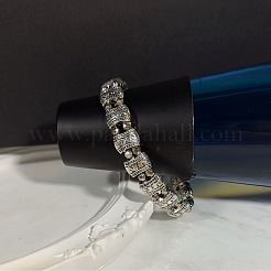 Bracelets extensibles unisexes en alliage sculpté et perles&nbsp;BI5144