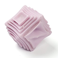 Bougies d'aromathérapie sans fumée en forme de cube&nbsp;DIY-B004-B05