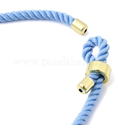Fabrication de colliers en cordon Milan en nylon rond de 3 mm&nbsp;BJEW-H642-01G-32