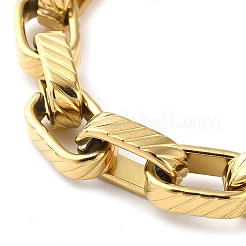 304 Edelstahl-Kettenarmband&nbsp;STAS-Z055-06G