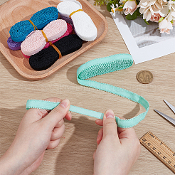 8 Stück flache Nylon-Spitzenborte in 8 Farben&nbsp;OCOR-BC0009-42