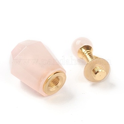 Facettes naturel rose Pendentif quartz&nbsp;G-H252-A04
