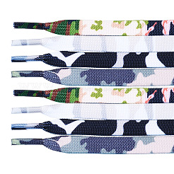 4 Paar 4 Farben Tarnfarbe Polyester Schnürsenkel&nbsp;FIND-TA0010-23