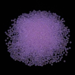 Perline rotonde di semi di vetro trasparente luminoso&nbsp;GLAA-F124-D07-B