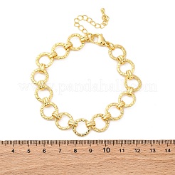 Bracelets à maillons en laiton pour femmes et hommes&nbsp;LS-BJEW-K273-16G