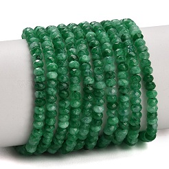 Chapelets de perles en jade blanc naturel teinté&nbsp;GG-CBAF9EE-A09-3x4mm