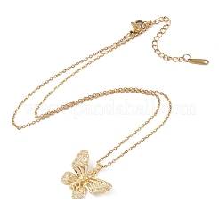 201 collane a catena in acciaio inossidabile&nbsp;NJEW-P309-18A-G