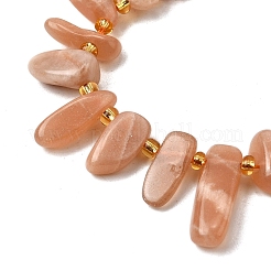 Natürliche sunstone Perlen Stränge&nbsp;G-Z091-A18