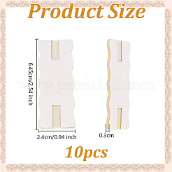 Halsketten-Displaykarten aus PU-Kunstleder&nbsp;LS-CDIS-WH0021-042D