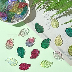 120pcs transparente Glasanhänger&nbsp;GLAA-YW0004-71