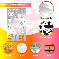 Stanzschablonen aus Edelstahl&nbsp;DIY-WH0242-235