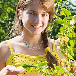 100 stücke 10 farben legierung glas anhänger&nbsp;PALLOY-PH01831