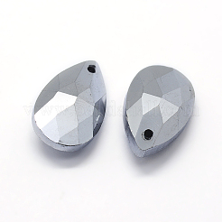 Facettierten Glas-Anhänger&nbsp;GLAA-F069-L-B02