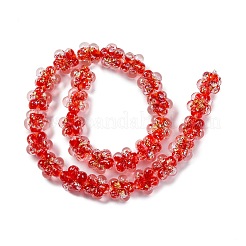 Brins de perles de verre dichroïques faites à la main&nbsp;DICH-U001-04I