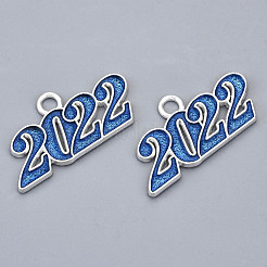 Pendentifs d'émail en alliage&nbsp;PALLOY-N160-001-02S-RS