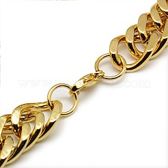 Collares de cadena de eslabones cubanos de acero inoxidable 304 de moda&nbsp;STAS-A028-N065G
