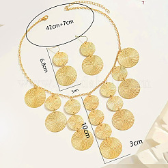 Set aus Halskette und Ohrringen mit flachem&nbsp;FS-WG6C074-01