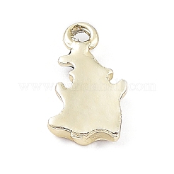 Halloween-Anhänger mit Messing-Emaille-Beschichtung&nbsp;KK-D031-01LG