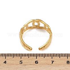 Anillos abiertos de acero inoxidable 304 para mujer&nbsp;LS-RJEW-H255-01G-01
