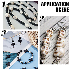 DIY-Sets zum Basteln von Stretch-Armbändern mit Gothic-Motiv&nbsp;DIY-SC0030-42