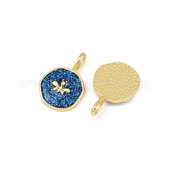 Colgantes de esmalte con lentejuelas de latón&nbsp;KK-F908-17G-03