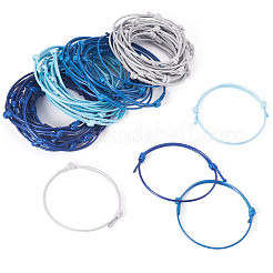 60pcs 4 Farben koreanische gewachste Polyester-Schnur-Armbandherstellung&nbsp;AJEW-CW0001-07