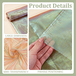 1 pièce de tissu laser en polyester&nbsp;AJEW-GF0014-48E