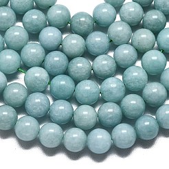 Natürliche Malaysia Jade Perlen Stränge&nbsp;G-L645-A01-8mm-25