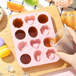Moules en silicone pour chocolat en forme de cœur et de fleur&nbsp;ST-CJ0043-062