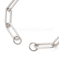 Herstellung von Büroklammerkettenarmbändern aus Edelstahl 304&nbsp;AJEW-JB01583