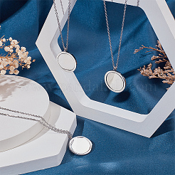 Kits de diy para hacer collares redondos y planos&nbsp;DIY-SC0003-51P