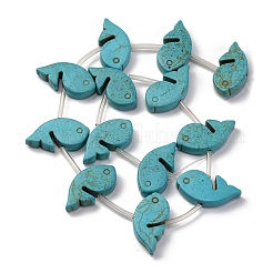 Chapelets de perles en turquoise synthétique&nbsp;G-C147-13A
