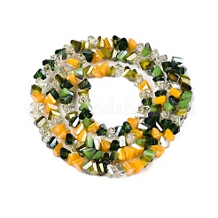 Galvanisieren Glasperlen&nbsp;GLAA-T023-A17-04