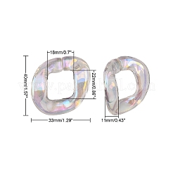 Transparente Acrylverbindungsringe&nbsp;PACR-N010-038A-01