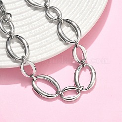 Bracelets à maillons en acier inoxydable 304 pour femmes&nbsp;BJEW-B169-04B-P
