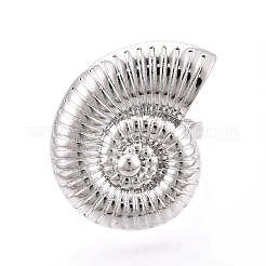 Anelli polsino aperto regolabile in ottone per donna&nbsp;RJEW-N051-01A-P
