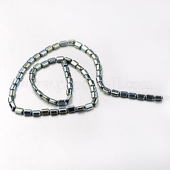 Electroplate non magnetici ematite sintetico fili di perline&nbsp;G-F300-01B-07