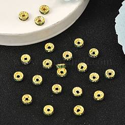 Perline distanziatori strass in ottone&nbsp;RB-A014-Z6mm-07G