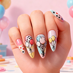 DIY-Nagelkunst-Vorlagen aus Edelstahl&nbsp;MRMJ-WH0092-274